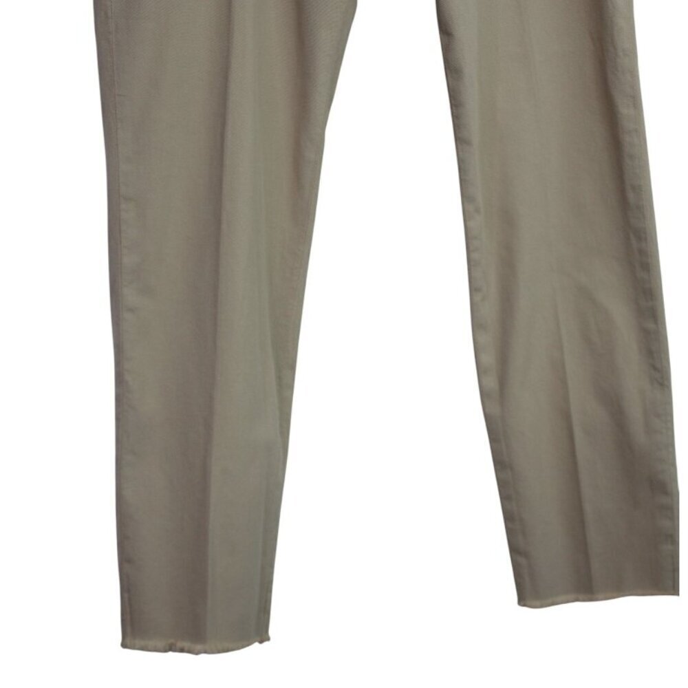 Frank & Eileen Ankle Pants in Italian Peached Tan Khaki Twill Cotton Size 6 - Picture 4 of 9